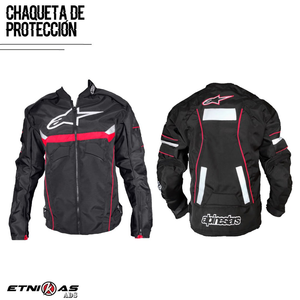 Chaquetas de Protección Touring para Moteros – Protecciones Removibles y Espalda Recta REF001