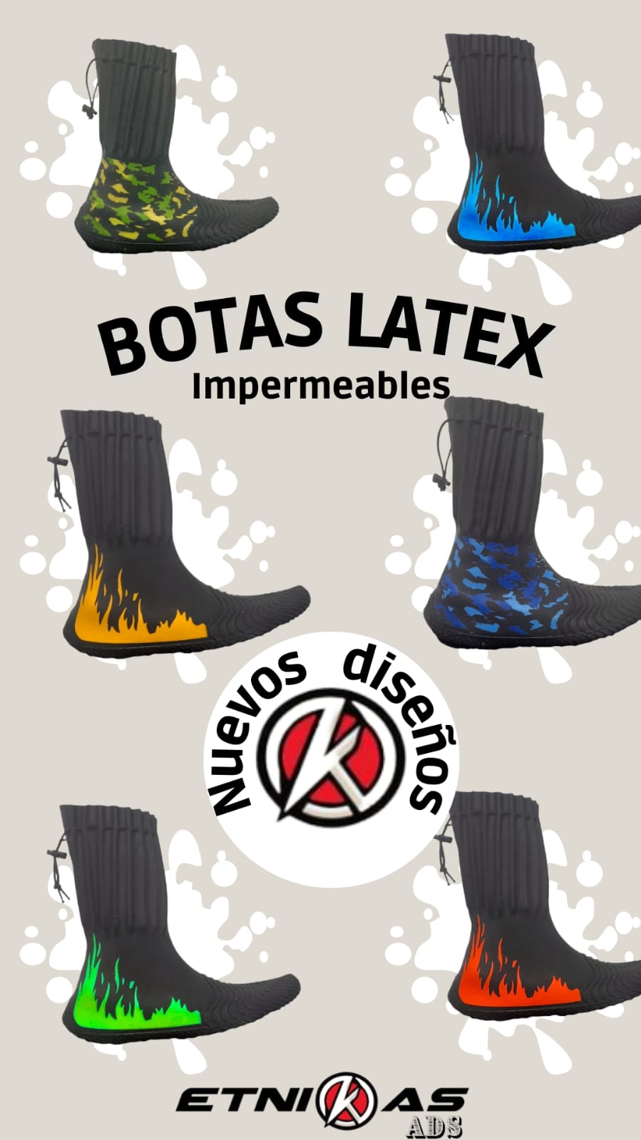 BOTAS LATEX IMPERMEABLES