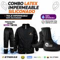 COMBO IMPERMEABLE Y BOTAS LATEX