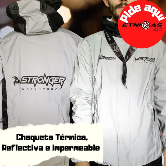 chaqueta reflectiva rompvientos